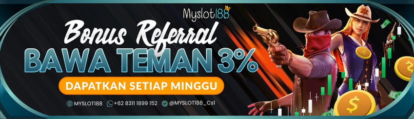 BONUS REFERRAL 3%
