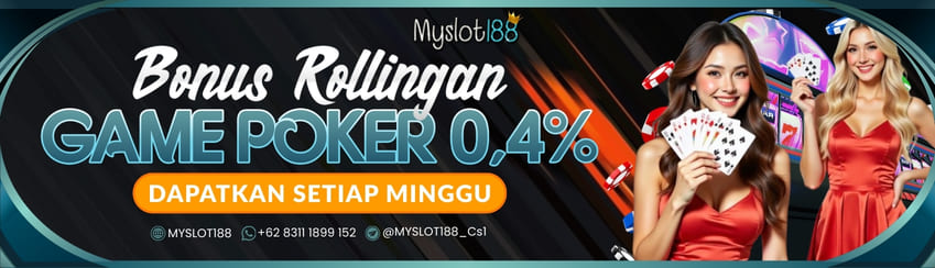 CASHBACK POKER MINGGUAN 0,4%