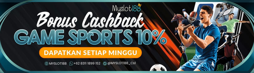 CASHBACK SPORTS MINGGUAN 10%