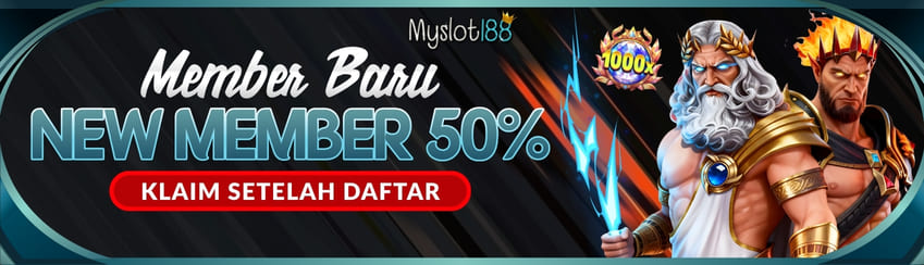 BONUS NEW MEMBER 50%