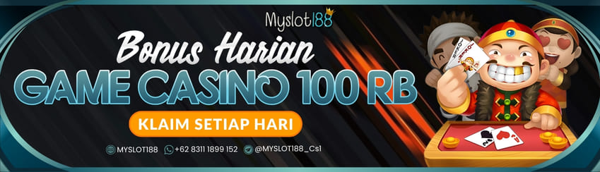 BONUS HARIAN CASINO 100 RIBU