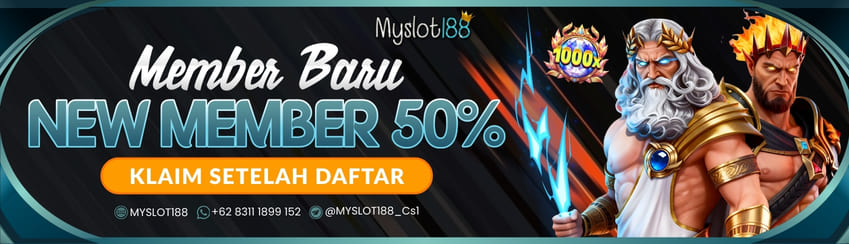 BONUS NEW MEMBER 50%